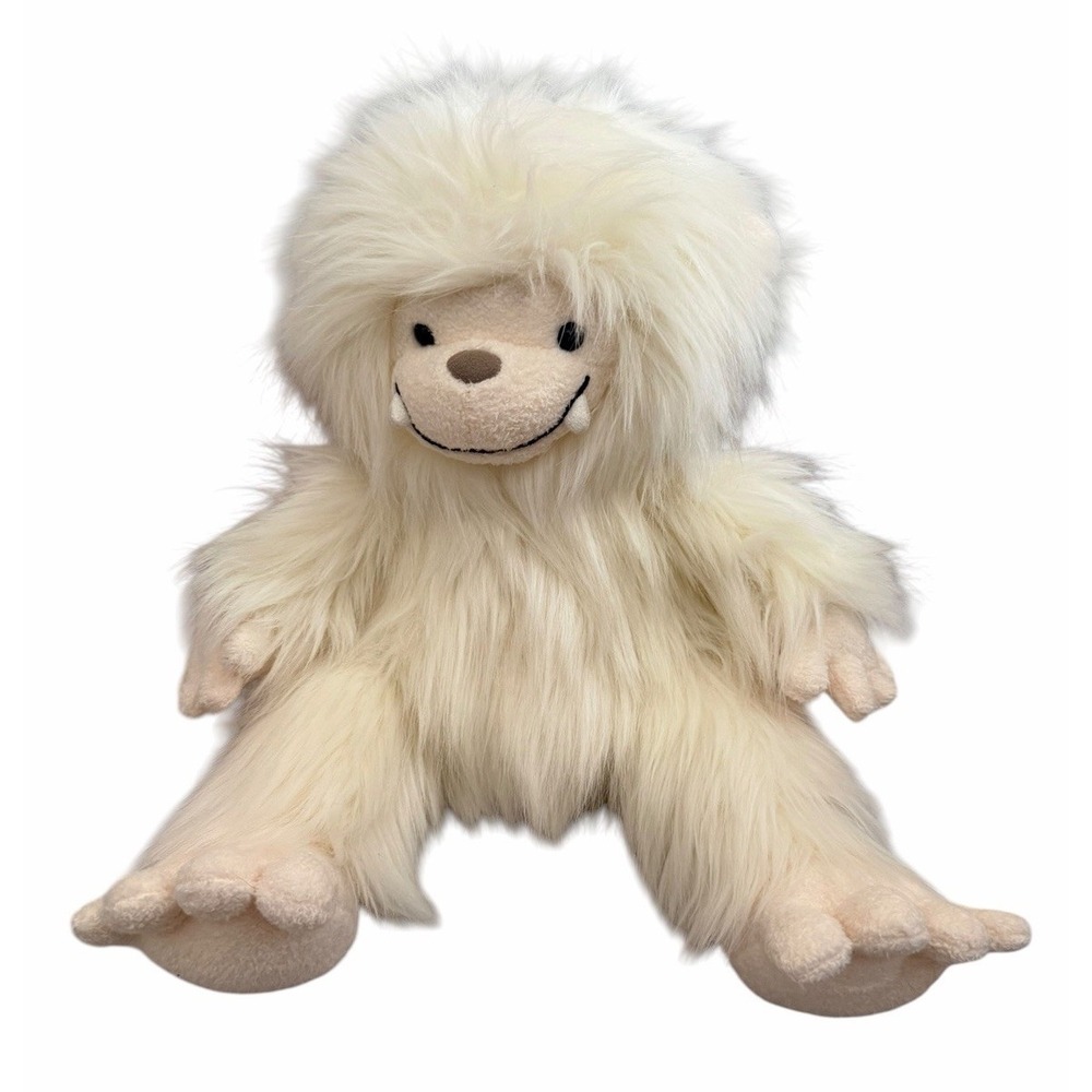 Jellycat Yani Yeti Plush NWT Retired Rare White Bigfoot Stuffed‎ Animal